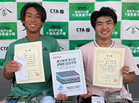男子ダブルス優勝