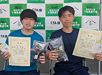 男子ダブルス準優勝
